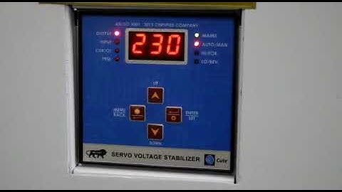 SERVO VOLTAGE STABILIZER