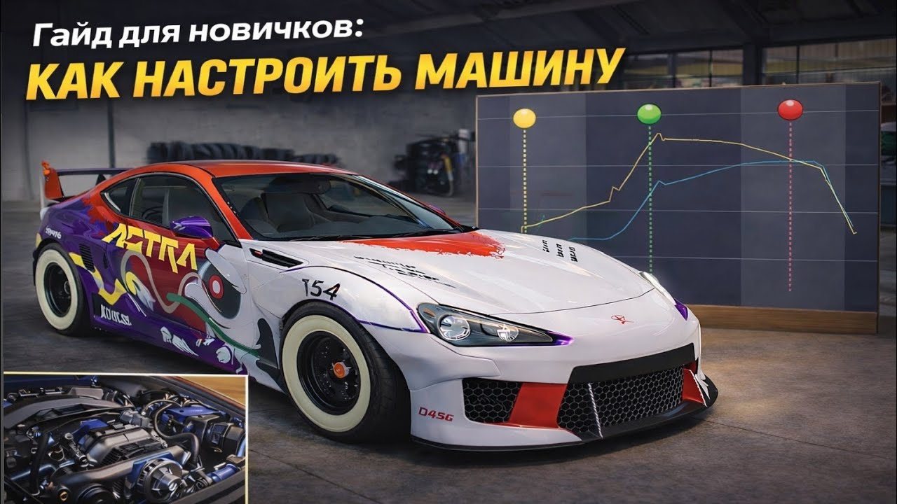 Как настроить машину в Drag Racing 3D Уличные гонки 2. Гайд Для новичков.