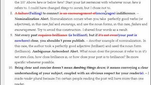 How To Edit: Copyediting Tutorial #2 - Part 1 of 2