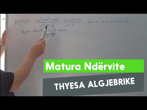 Video: 3 mënyra për të thjeshtuar thyesat algjebrike