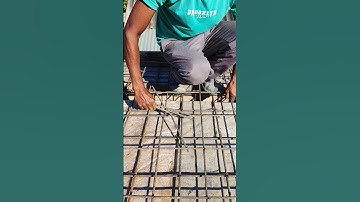rebar chair installation process #shorts