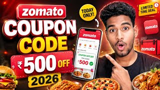 🔥 Zomato Coupon Code Today 🍔 Save Up to ₹500+ Instantly 💸 Latest Working Promo Codes screenshot 2