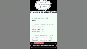 ⚡ #Ejemplo de #colas #Queue #estructurasdedatos | #Curso de #Programación Desde Cero 2024