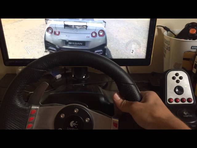 Volante G27 no Xbox One - F1 Maxrace: Unboxing, instalando e jogando 