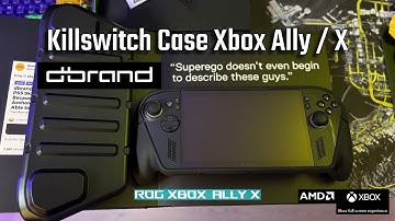 Xbox Ally X Dbrand Killswitch Grip Case and Full Kit Sneak Peak!