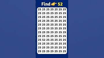 Find The Odd Number 52 #findtheoddnumber #shorts #maths #riddle #puzzle #viral #viralshorts #quiz