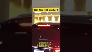 Ella Mai x dj mustard at Clive Davis grammys