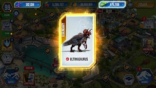 FINALLY ULTIMASAURUS IN PARK in JURASSIC WORLD THE GAME SOON!