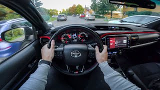 2023 TOYOTA Hilux GR Sport [2.8D/204 HP] - POV Test Drive 4K