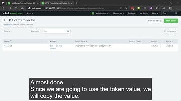 Splunk - Data input/onboarding log - 2 HEC(Http Event Collector)