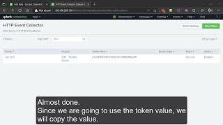 Splunk - Data input/onboarding log - 2 HEC(Http Event Collector)