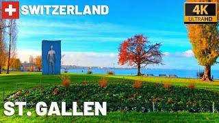 St Gallen Switzerland Walking Tour In St Gallen Switzerland 4K