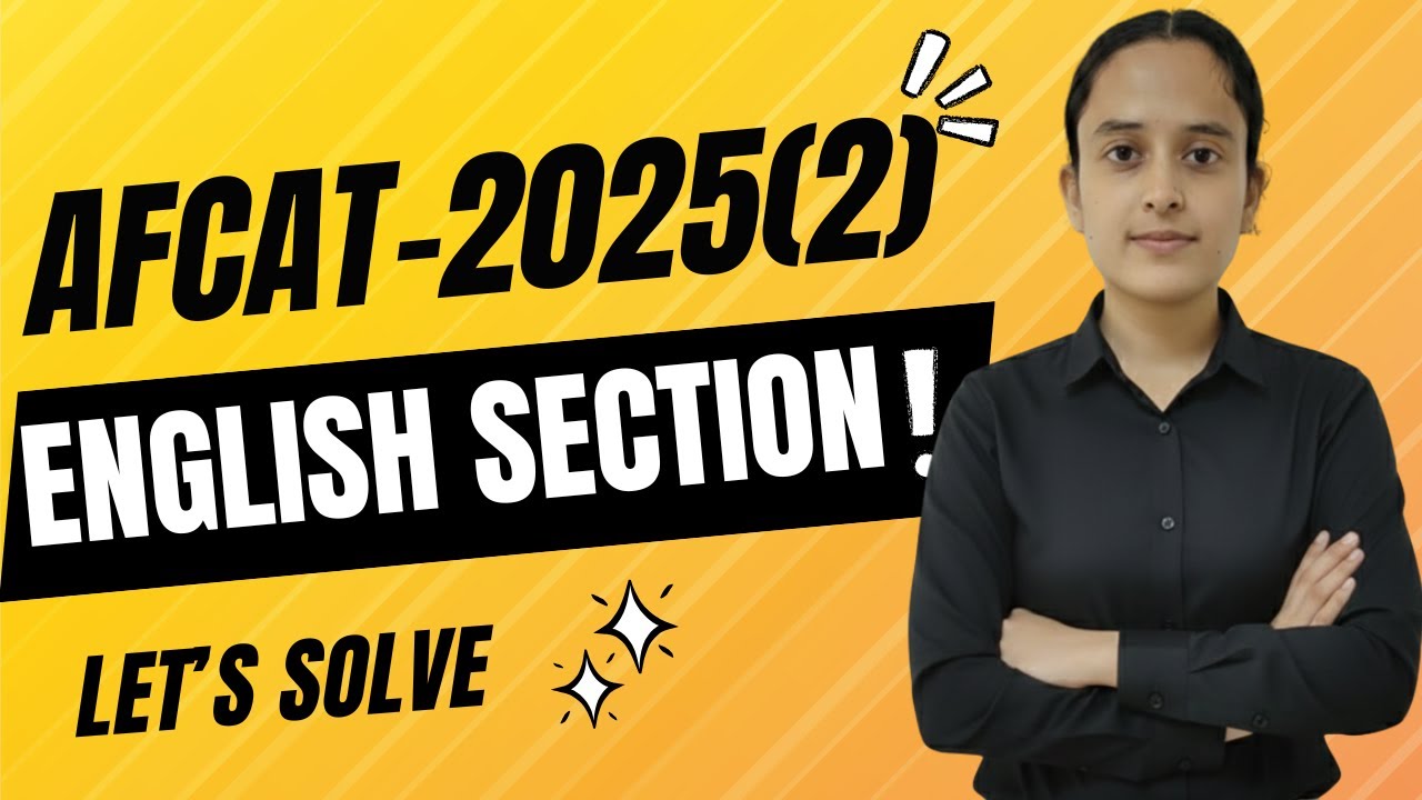AFCAT PAPER-2 SOLVE 2025 (English )  