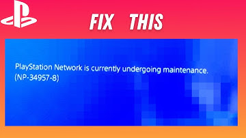 How to Fix "Error Code NP: NP-34957-8" on PlayStation