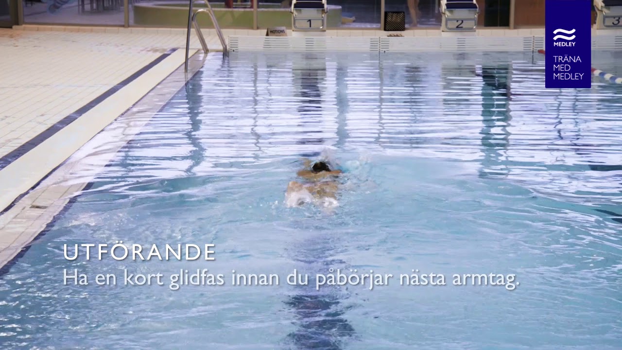 Lär dig - Teknikövning crawl/frisim: Enarmssimning