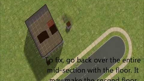 How to make Split-Level Stairs (Sims 2)