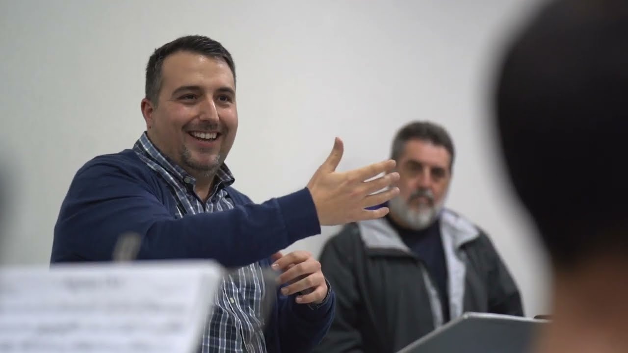 Cristóbal López Gándara habla de Agnus Dei en un ensayo de Las Cigarreras