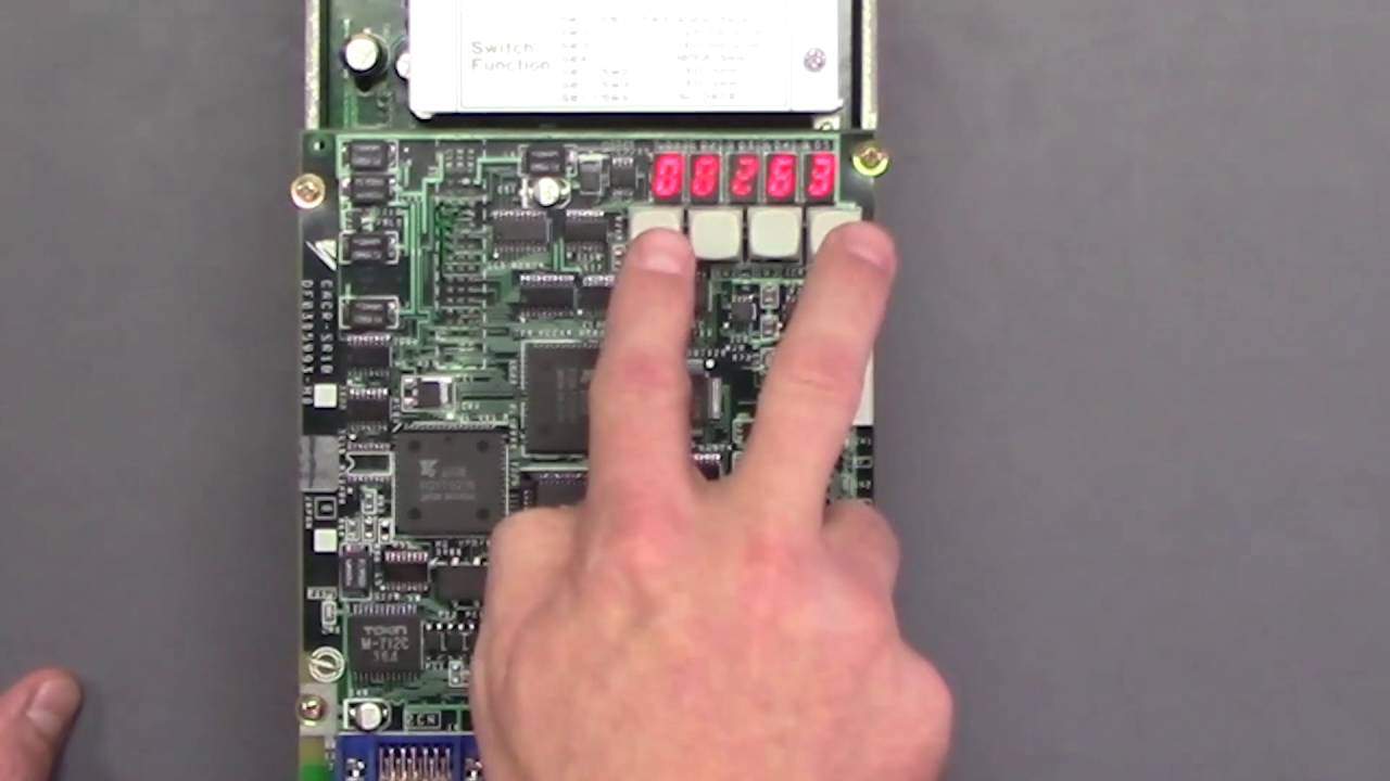 Basic Navigation for Yaskawa AC Servo Drive CACR-SR BE1 Series