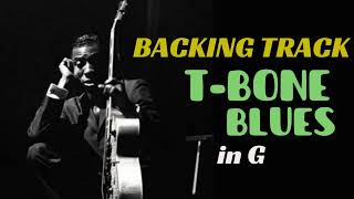 G7 T-Bone Walker Blues BACKING TRACK JAM - 75 bpm