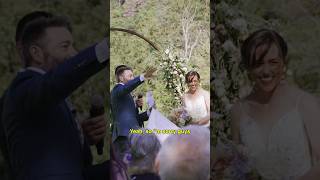 Groom Surprises Bride with Adorable Gesture During Vows #wedding #weddingday