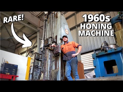 Our RARE 1960s Delapena Vertical Honing Machine tour | Workshop Machinery