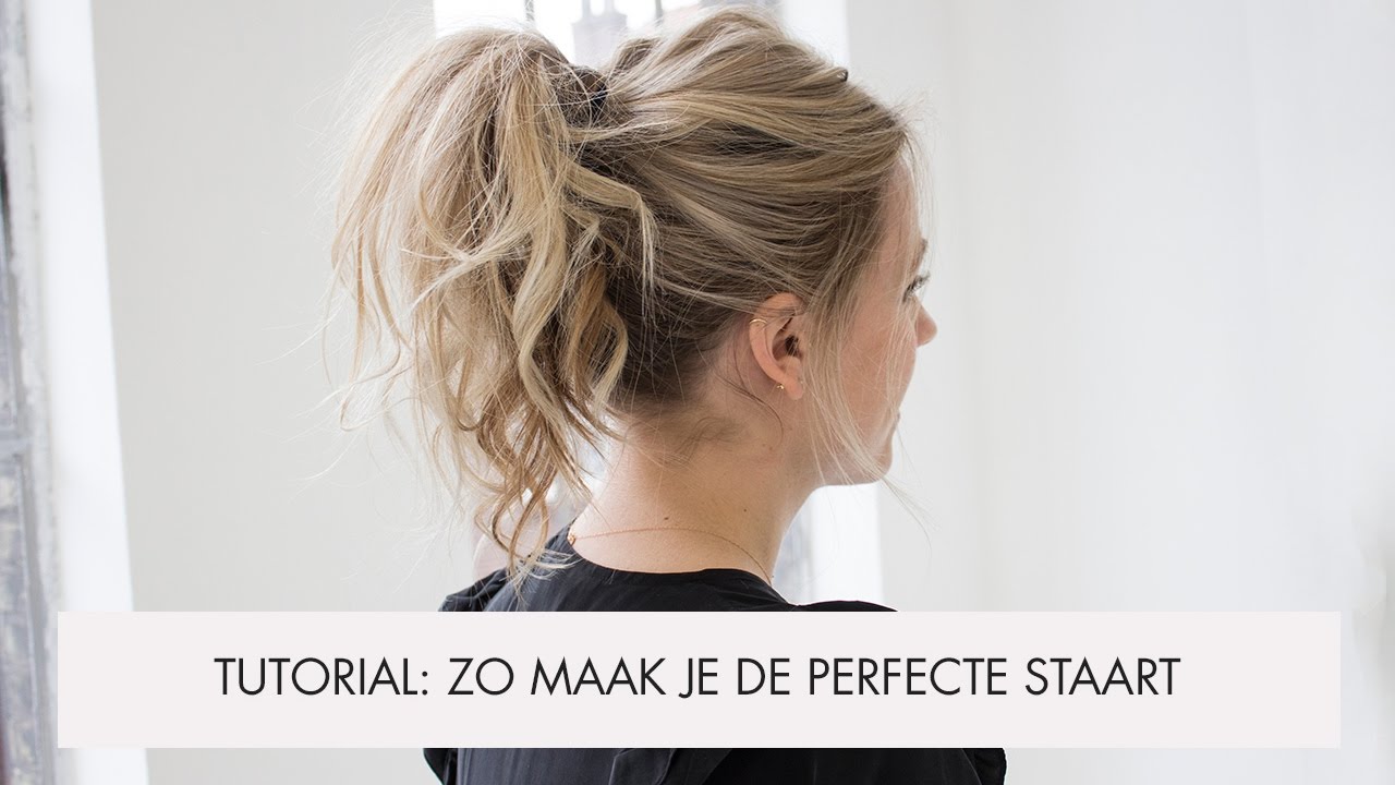 schattig Het kantoor bon Tutorial: Zó maak je de perfecte staart - YouTube