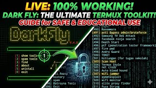LIVE: Dark Fly Tool Installation in Termux | 100% Working Guide (Educational)