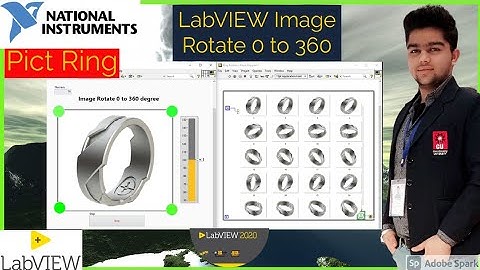 LabVIEW | Image Rotation 0 to 360 degree | Ring & Enum | LabVIEW Programming