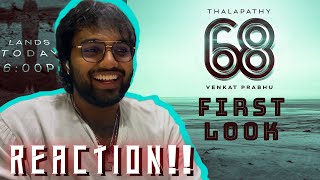 Thalapathy68 The GOAT First Look | REACTION!! | Thalapathy Vijay | Venkat Prabhu | Yuvan