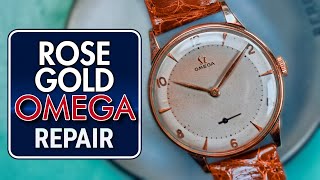 Restoring A Vintage Rose Gold Omega From 1944