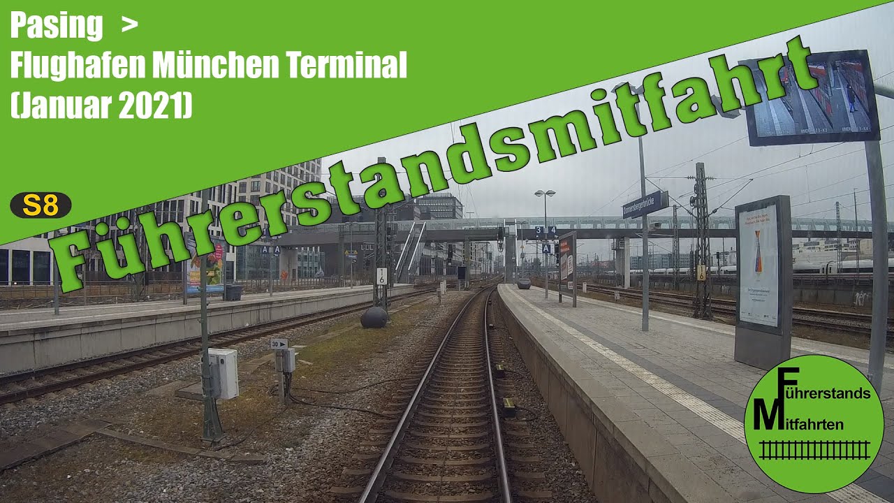 [Deutschland] Führerstandsmitfahrt 2021 * S-Bahn München * Pasing - Flughafen