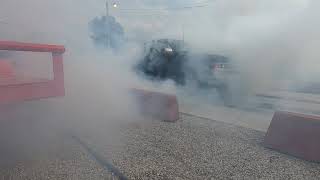 Burning down main street, burnout contest Vian Oklahoma 2019