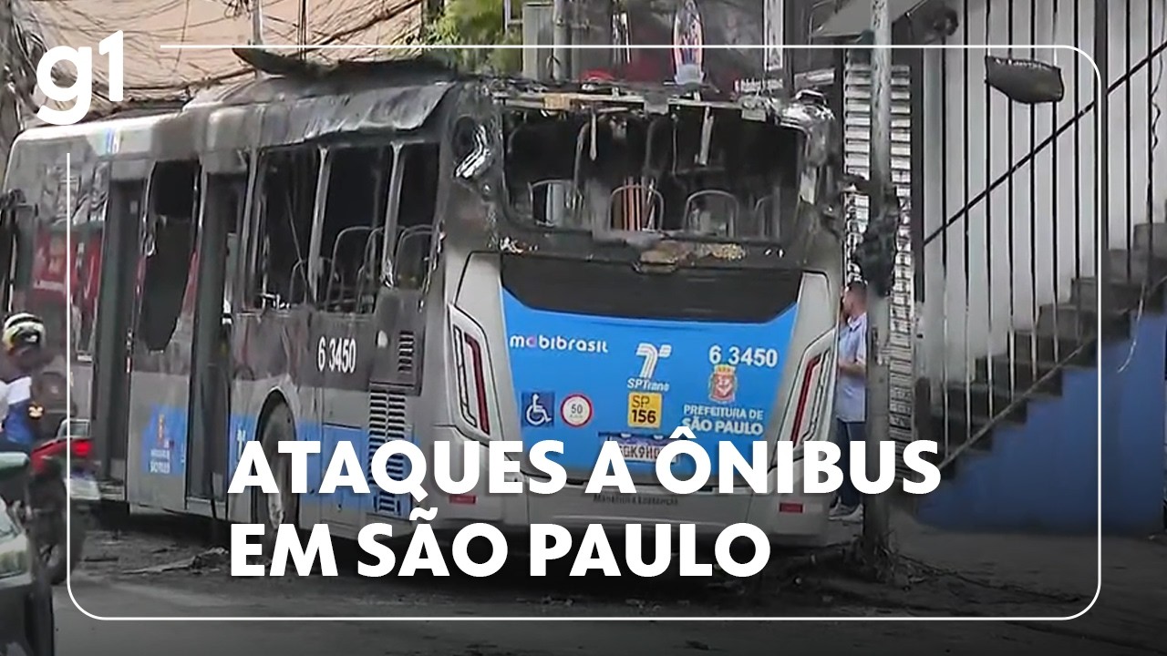 Mais quatro ônibus são atacados na Zona Sul de São Paulo