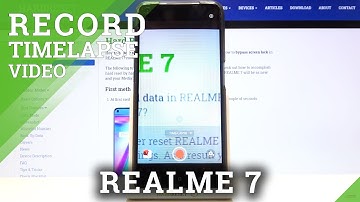 How to Record Time Lapse in REALME 7 – Find Looped Videos Option