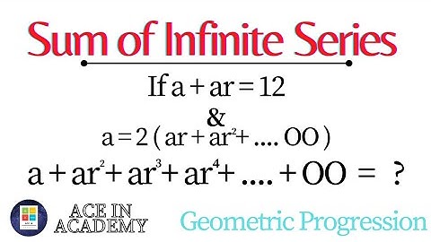 Find the sum of the geometric progression