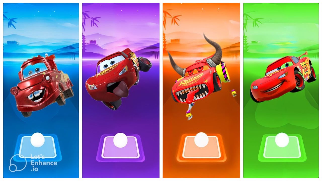 Epik Tiles Hop - Crazy McQueen Monster Tiles Hop Challenge!
