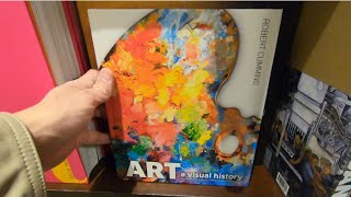 ART A VISUAL HISTORY ROBERT CUMMING BOOK CLOSE UP AND INSIDE