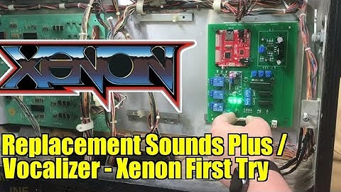 Replacement Sounds Plus Vocalizer Board #22: Xenon Pinball First Try