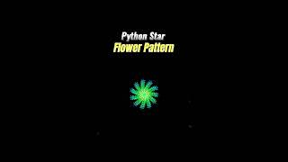 Create Beautiful Star Flower Pattern Using Python