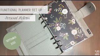 September 2020 Planner Set Up | Personal Moterm Binder