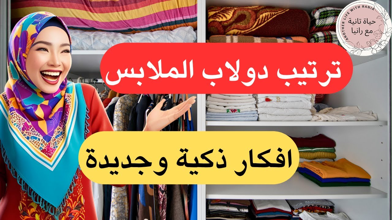 افكار مبهرة لتنظيم الملابس والتخلص من كركبة الدولاب اوعي تفوتك