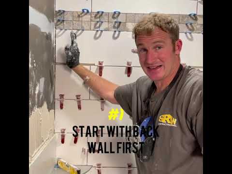 Tile Shower Wall Pro Tips