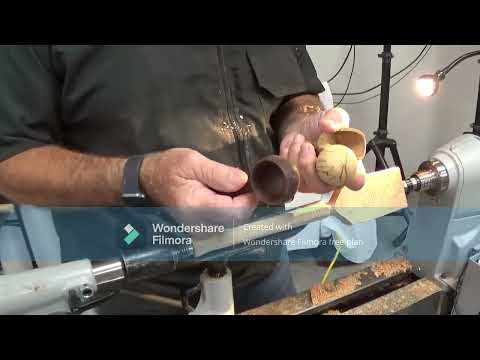 Steve Wagner makes wooden kitchen utensils and a spurtle