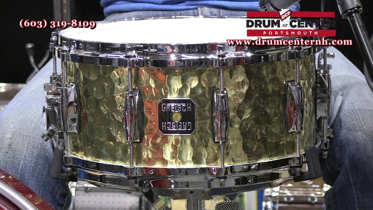 Gretsch Full Range Hammered Brass Snare Drum 6.5x14