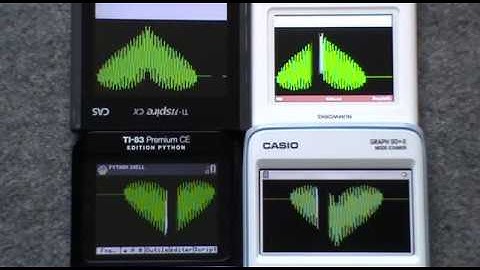 Python heartbeat graphic demo / calculators