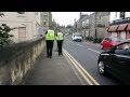 Police Escorting Ducks To Safety - St Andrews 2015