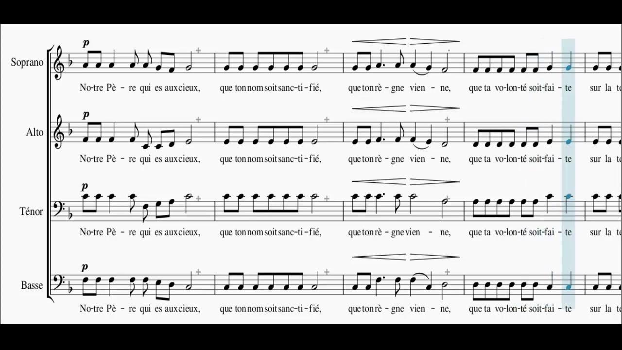 Notre Père qui es aux cieux RimskyKorsakov (Alto) YouTube