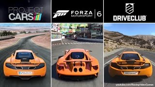 Forza 6 vs. DriveClub vs. Project CARS | Graphics, Rain & Weather Gameplay Comparison (PS4 & Xbox)