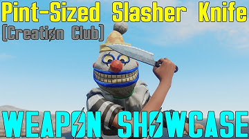 Fallout 4: Weapon Showcases: Pint-Sized Slasher Knife + Outfit (Creation Club)