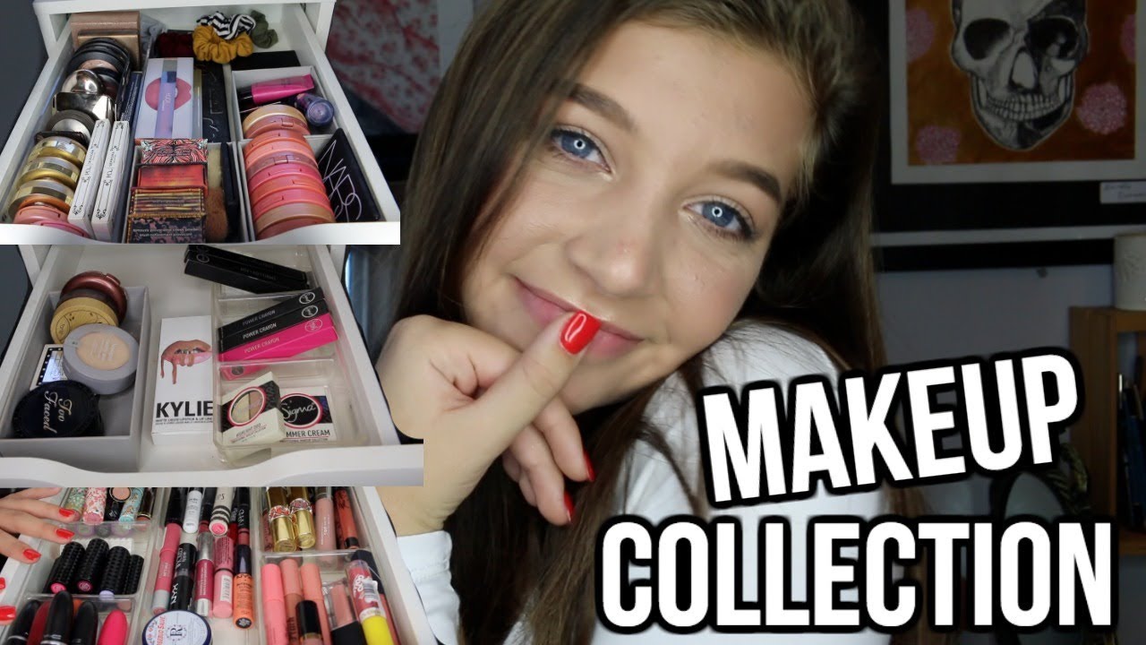 MAKEUP COLLECTION of a 16 year old | Zhirelle Cushman
